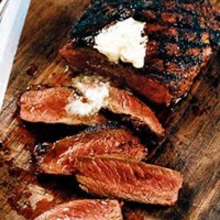 Mexican Spice-Rubbed Steak with Lime Butter