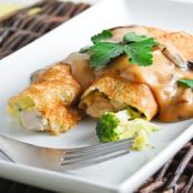 Chicken Broccoli Crêpes
