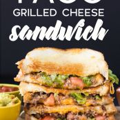 Taco Grilled Cheese Sandwich