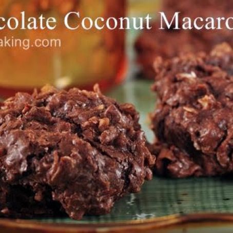 Chocolate Coconut Macaroons