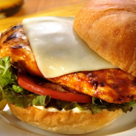 Barbecued Cheddar Chicken Sandwiches