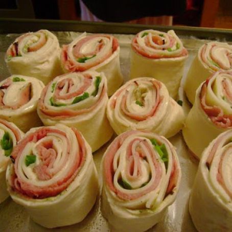 Swiss, Ham, & Onion Rolls Recipe