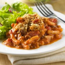Creamy Italian Beefaroni Casserole