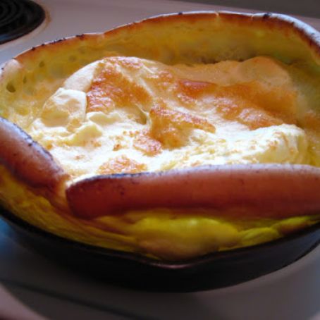 Dutch Babies with or without Ham