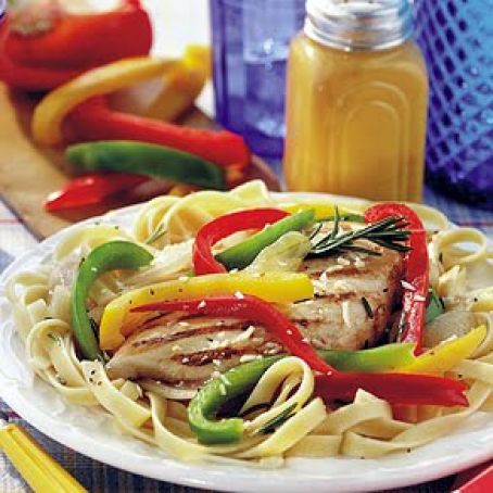 Grilled Chicken with Pasta
