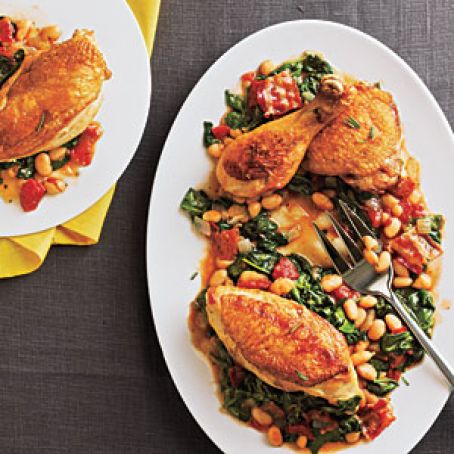 chicken with tuscan beans