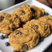 Pumpkin Oatmeal Chocolate Chip Cookies