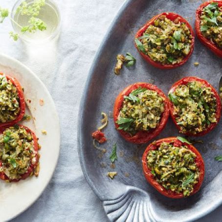 Moroccan Stuffed Tomatoes