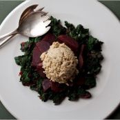 TURKISH TARATOR SAUCE w/BEETS & GREENS