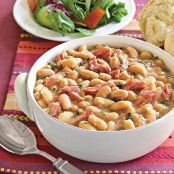 White-Bean Soup with Peppers and Bacon