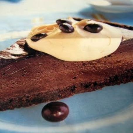 Triple chocolate pudding pie w/ cappuccino cream