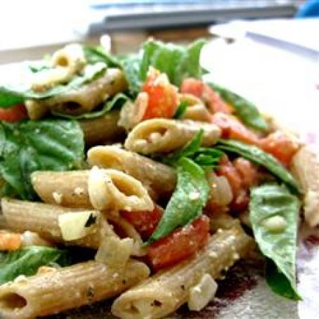 FETTUCCINE WITH CHERRY TOMATOES, PARMESAN AND BASIL