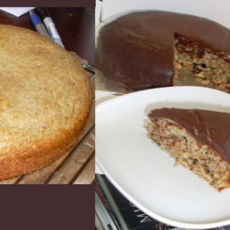 Vegan Banana Walnut Cake