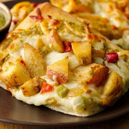 Grilled Potato and Roasted Salsa Verde Pizza
