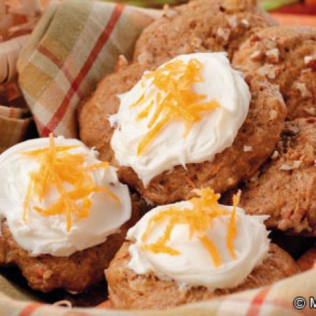 Iced Carrot Cake Cookies
