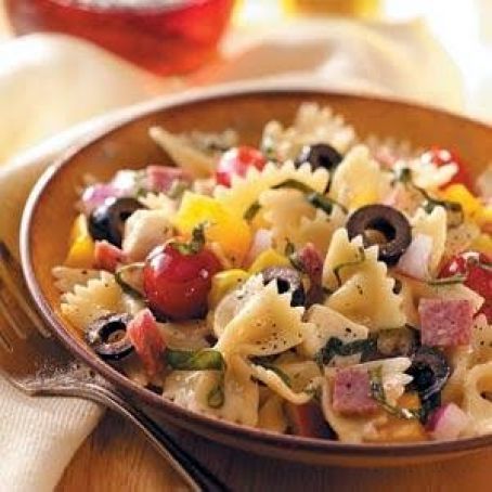 Italian Basil Pasta Salad