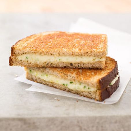 Grown-Up Grilled Cheese Sandwiches with Gruyere and Chives