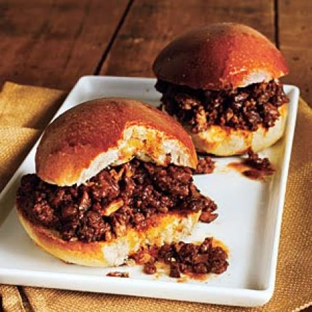 Beef and Mushroom Sloppy Joes