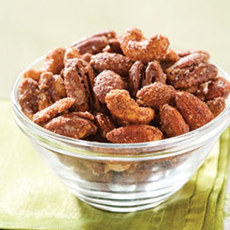Mexican Spiced Almonds, Peanuts and Pepitas