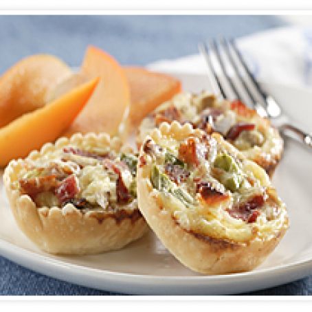 Bacon & Mushroom Bite-Size Quiche