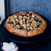 Dark Chocolate-Pear Galette