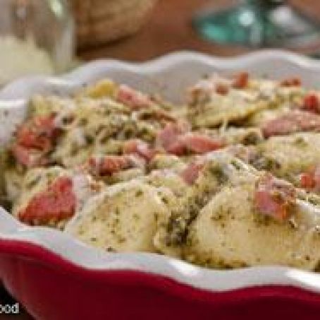 Ravioli and Capicolla Pie