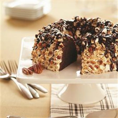 Marshmallow Nut Chocolate Cake