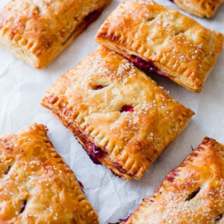 Simple Cherry Pastry Pies