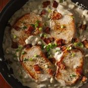 Smothered Pork Chops and Potatoes