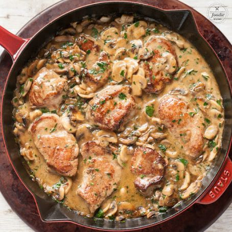 TENDER PORK MARSALA