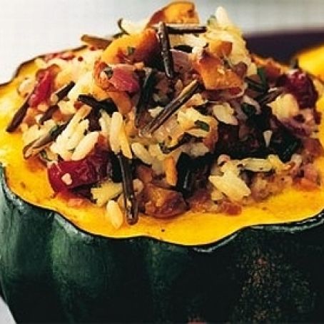 Harvest-Stuffed Acorn Squash