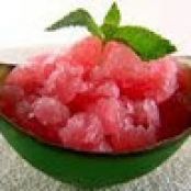 Cranberry Granita
