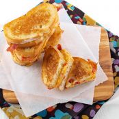 Four-Cheese Grilled Pimento Cheese and Bacon Sandwiches