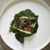 Seared Snapper with Nettle Sauce