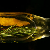 Vinegar with Burnt Cinnamon, Orange and Rosemary