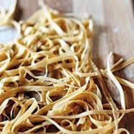 Homemade Tagliatelle Pasta