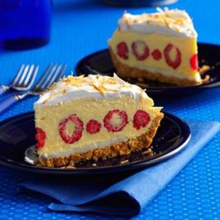 Raspberry Coconut Cream Pie Recipe