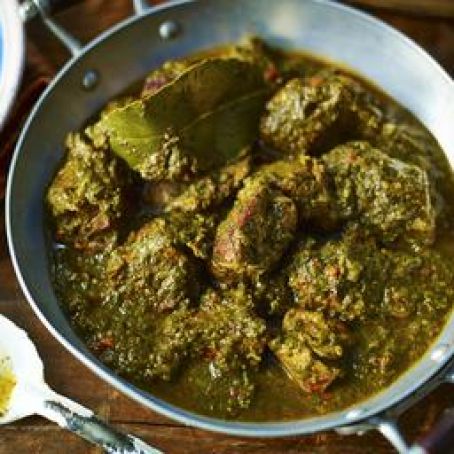 Lamb Saag Curry, with Spinach
