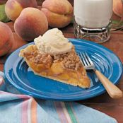 COCONUT PEACH CRUNCH PIE