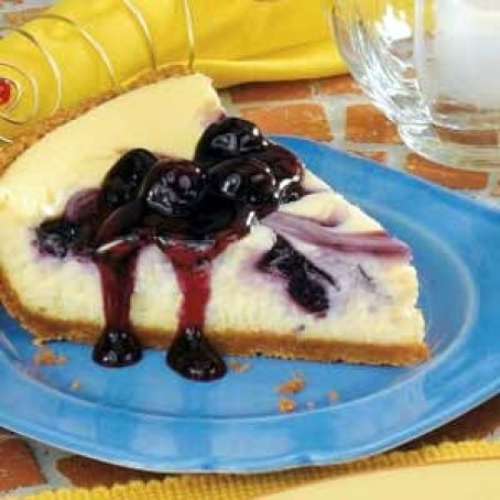 Blueberry Swirl Cheesecake Recipe