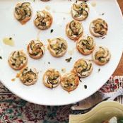 MINI ZUCCHINI & GOAT CHEESE TARTS