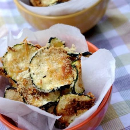 Oven Baked Zucchini Chips