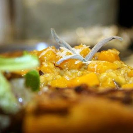Butternut Squash and Brown Rice Risotto