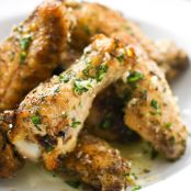 Baked Parmesan Garlic Chicken Wings