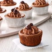 Mini Mocha Cheesecakes
