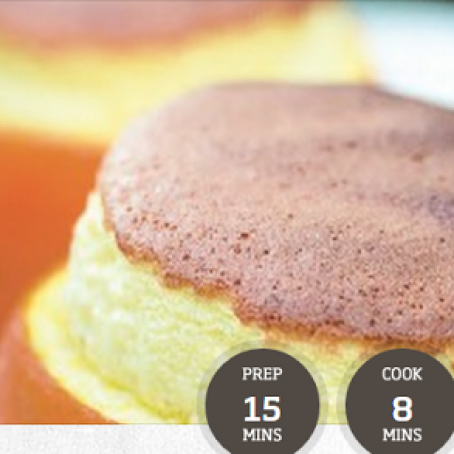 Little orange soufflés