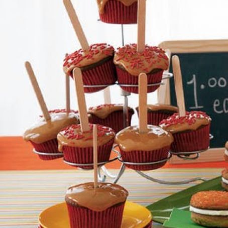 Candy Apple Cupcakes
