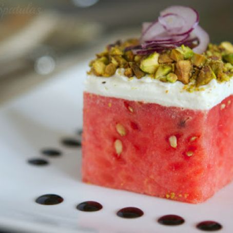 Stacked Watermelon Salad