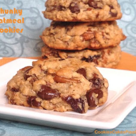 Chunky Oatmeal Cookies