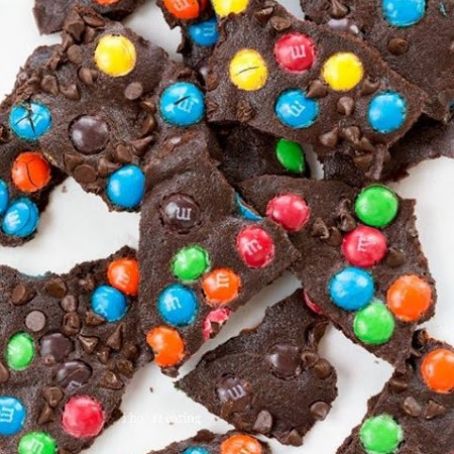 M&M Brownie Brittle